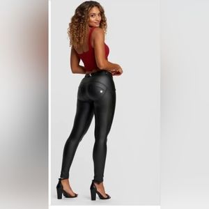 Brand new-never worn, Freddy faux leather pants, x-small, black